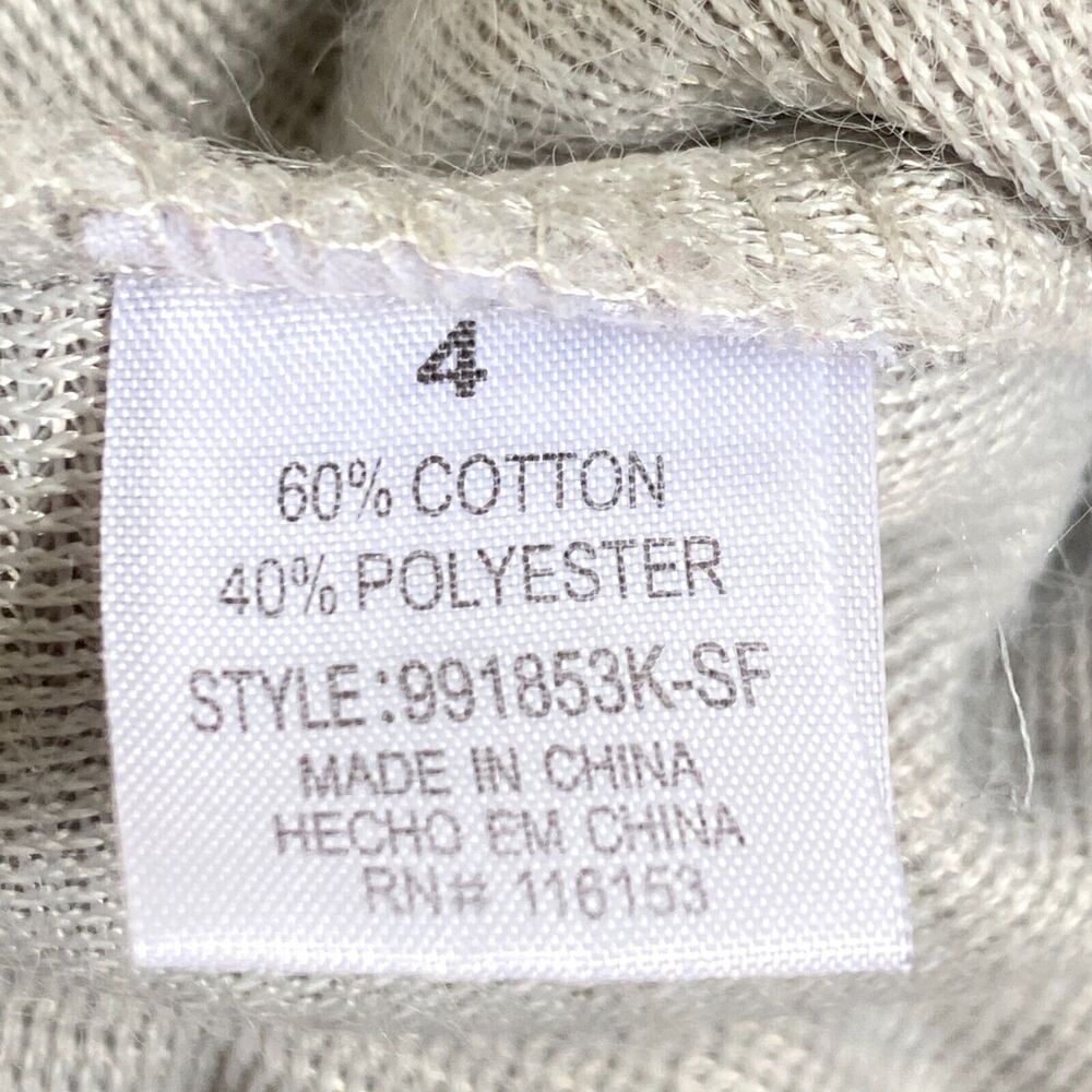 Girls Size 4 4T Unicorn Sweatshirt Sequins Pink Sweater Lot of 2 Winter Clothes - Picture 6 of 11